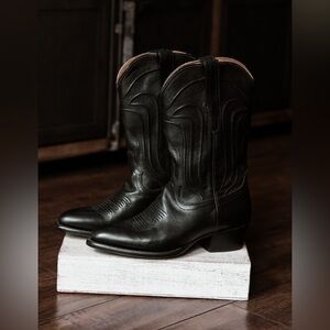 Tecovas The Jamie Women’s boot 7 1/2B in Midnight Calfskin